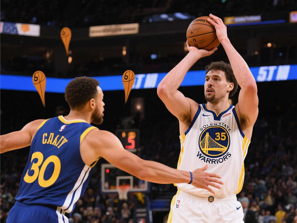 勇士新星2米13中锋惊艳:5三分化身库里最佳搭档