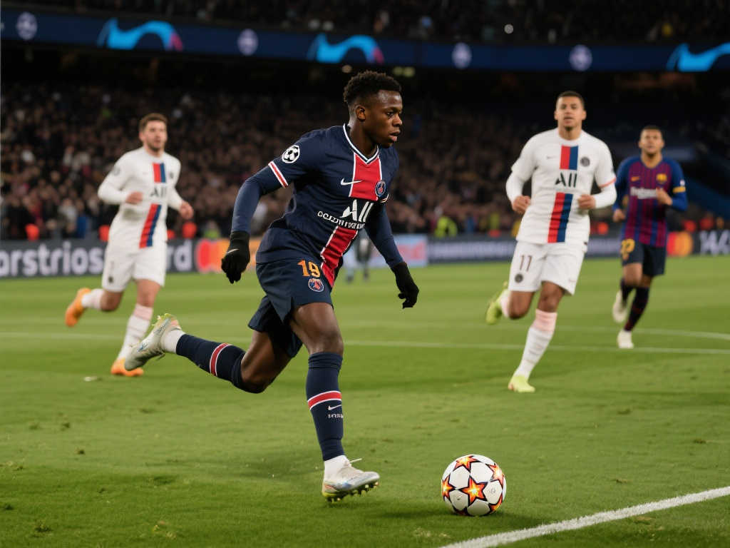 登贝莱欧冠单赛季造12球,超越姆巴佩创巴黎新纪录!